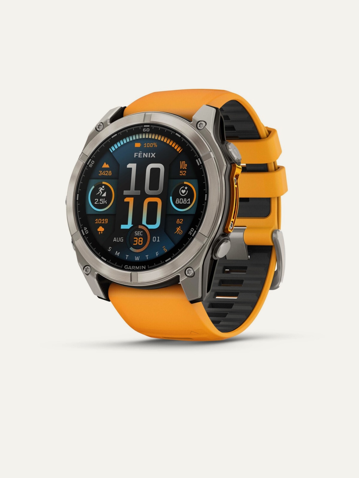 The Garmin fenix 8 AMOLED Sapphire