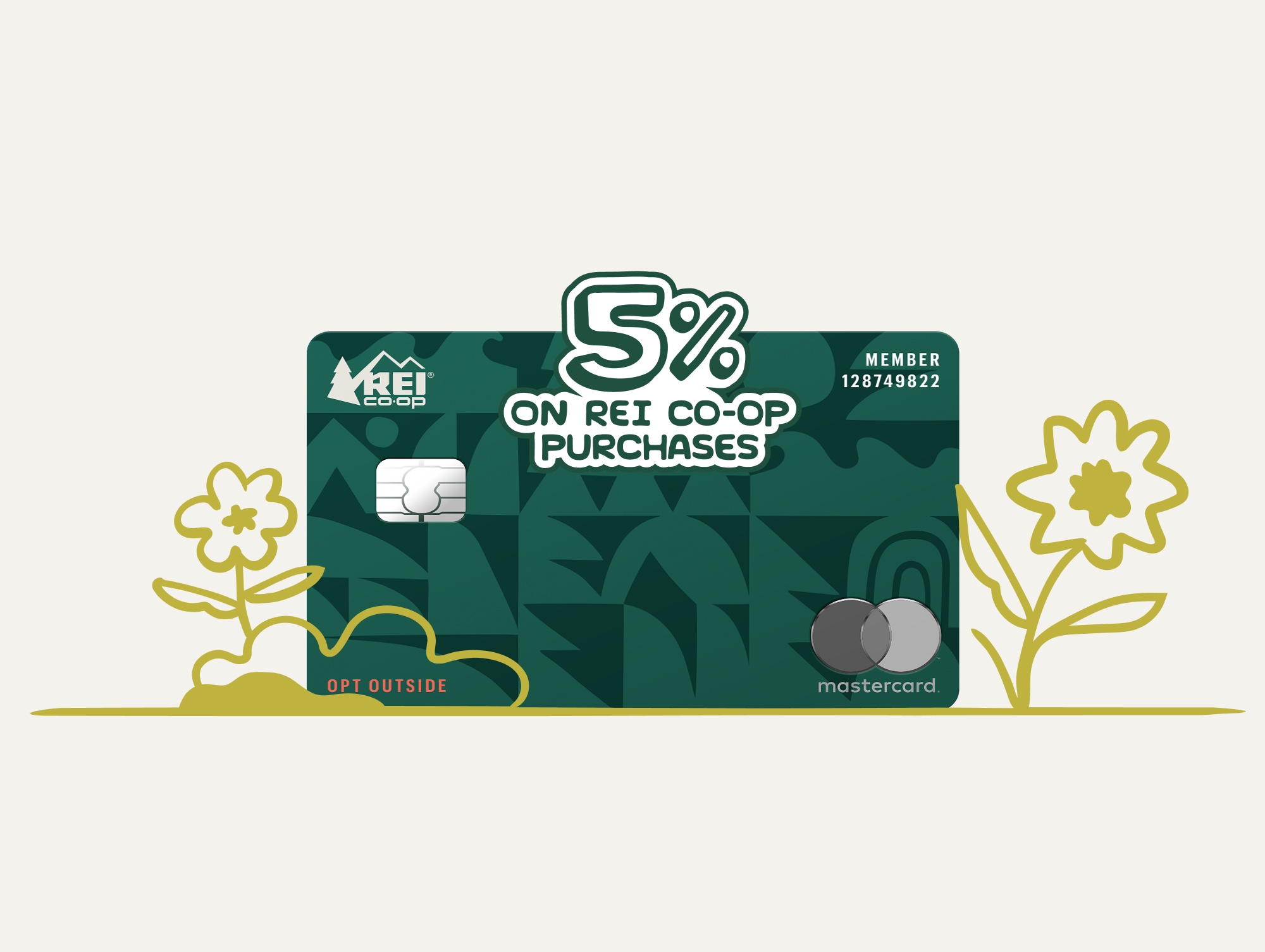 R E I Co-op Mastercard. Earn 5% on R E I Co-op purchases.