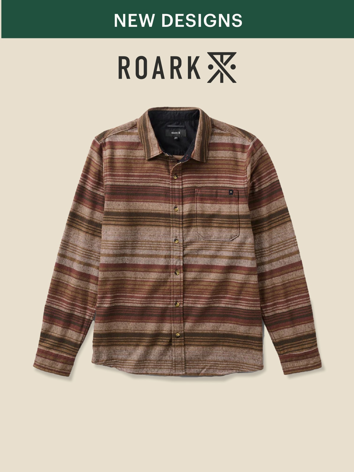 Roark. A long-sleeve flannel shirt.