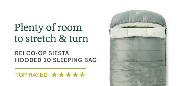 Plenty of room to stretch & turn. REI Co-op Siesta Hooded 20 Sleeping Bag. Top Rated