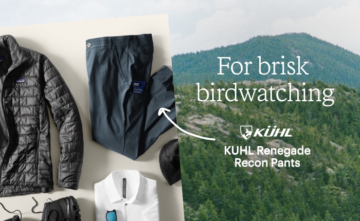 KUHL Renegade Recon Pants. Headline: For brisk birdwatching