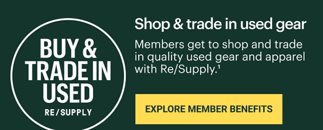 Shop & trade in used gear. Re/Supply. Buy & Trade In Used. Members get to shop and trade in quality used gear and apparel with Re/Supply.¹ EXPLORE MEMBER BENEFITS