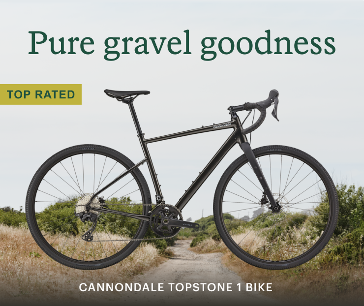 Cannondale gravel bike. Headline: Pure gravel goodness
