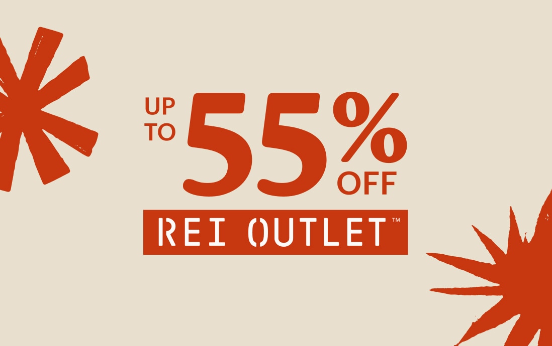 Up to 55% off R E I Outlet.