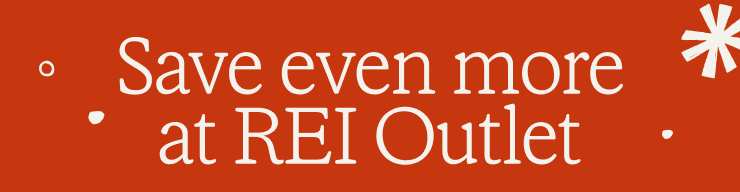 Save even more at REI Outlet