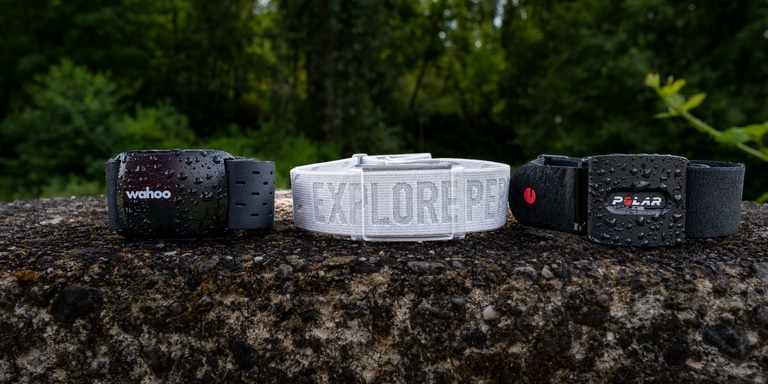 Three optical heart rate monitors