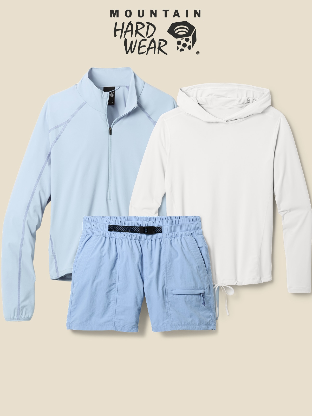 A selection of clothing from Mountain Hardwear.
