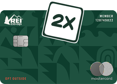 R E I Co-op Mastercard 2X Rewards