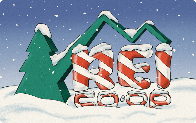 2026 REI Christmas Tree Logo