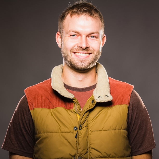 a headshot of REI guide Jeremy Francis
