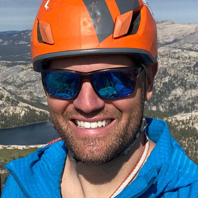 a headshot of REI guide Joshua Thompson