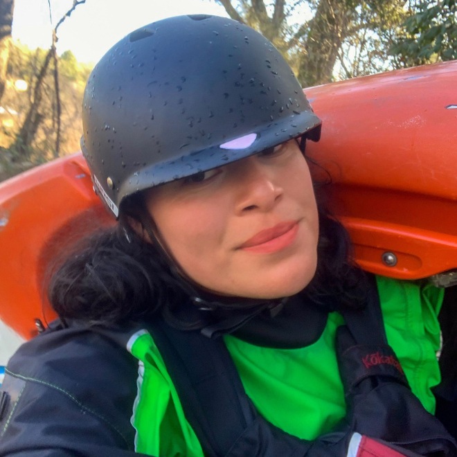 a headshot of REI guide Miranda Carreño