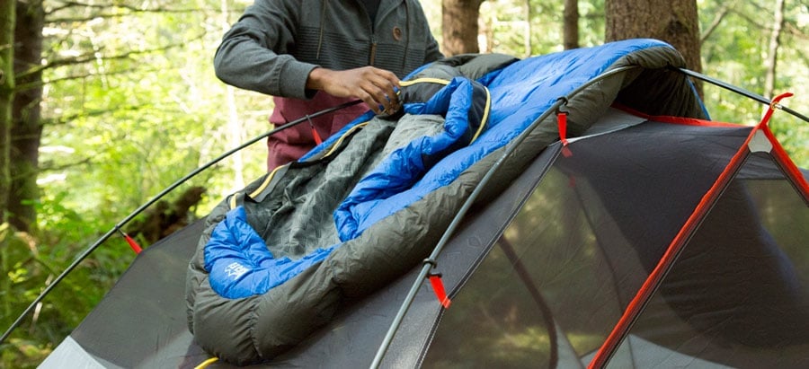 washing north face sleeping bag