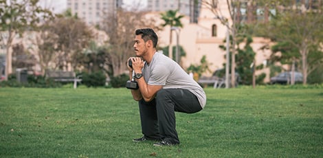 dumbell squat