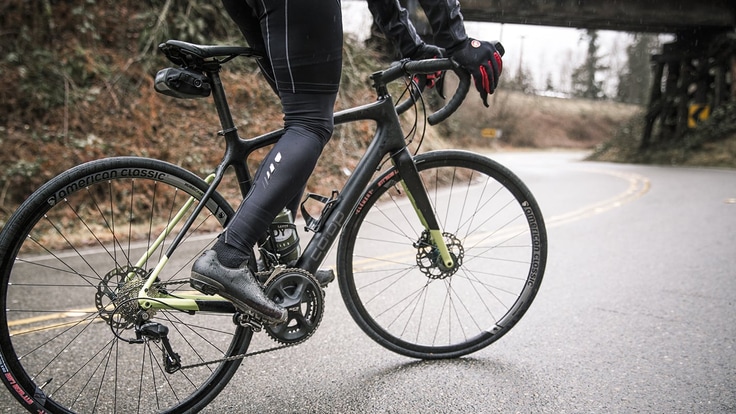 on road bike
