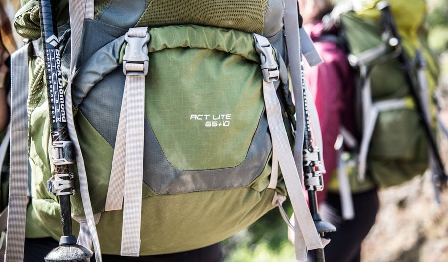 separated compartment for the sleeping bag