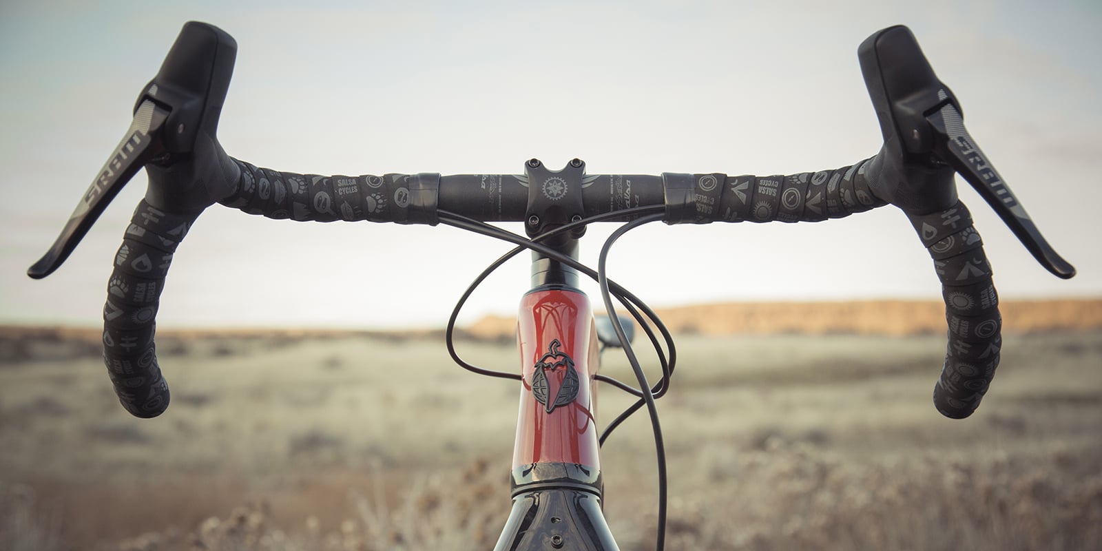 handlebars on a bike