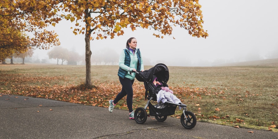 hands free running stroller