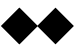 two black diamonds