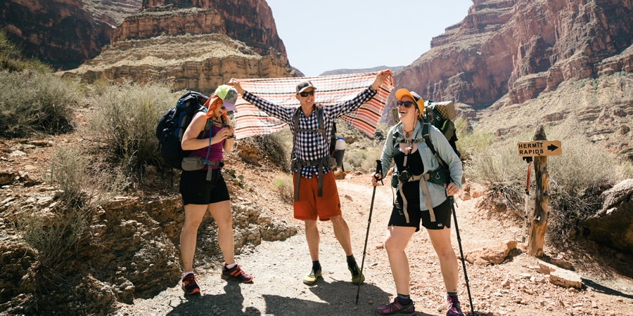 mountain walking gear