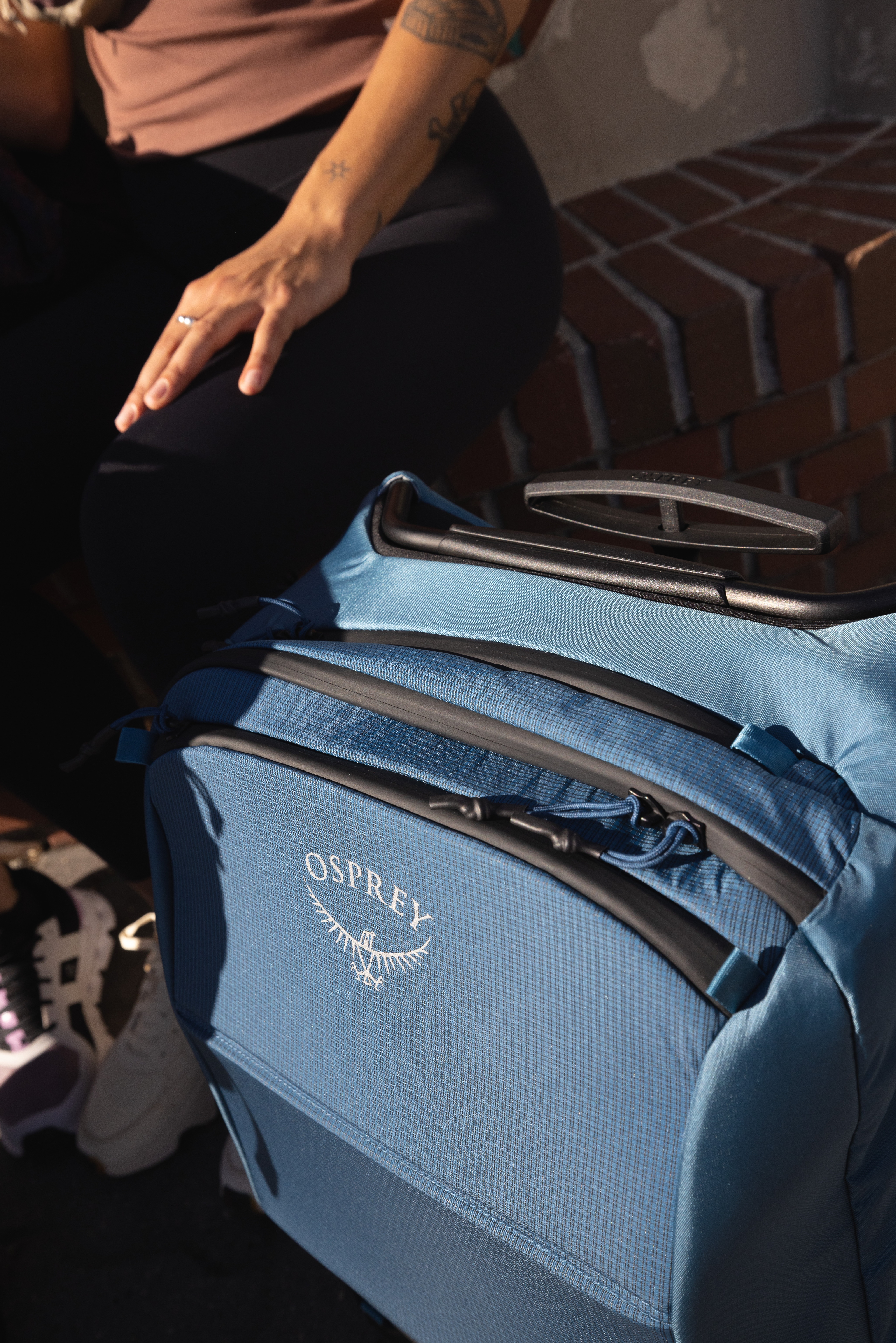 Close up of luggage