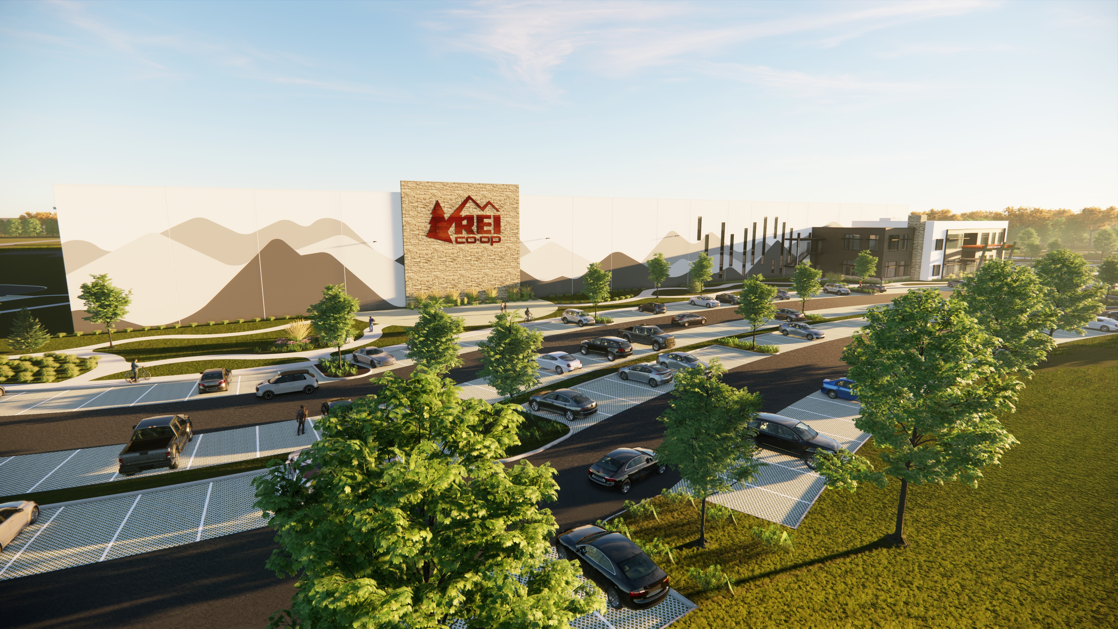Rendering of REI Lebanon Distribution Center