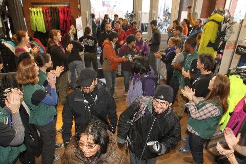 REI SoHo Grand Opening