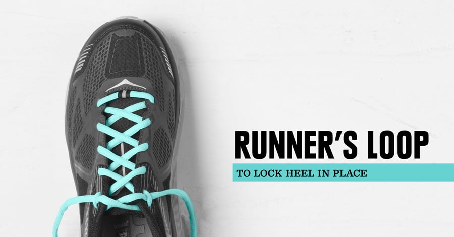 tying running shoes heel lock