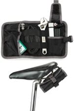 Repair kit attached to seat