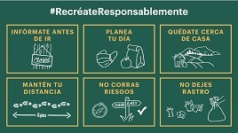 Simplified recreate responsibly guidelines in Spanish