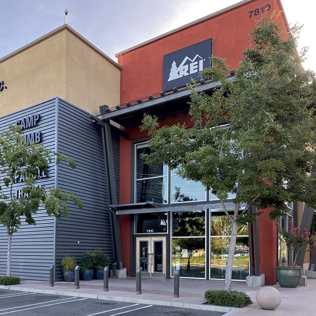 REI Fresno storefront