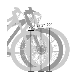 Mountain bike wheel size