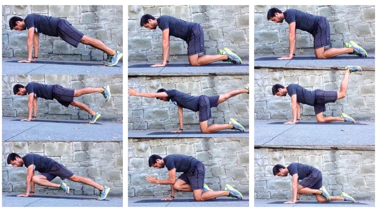 6 core workout for men