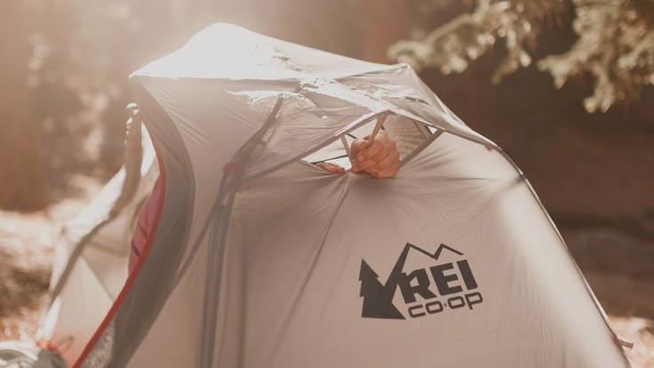 Tent at a campsite