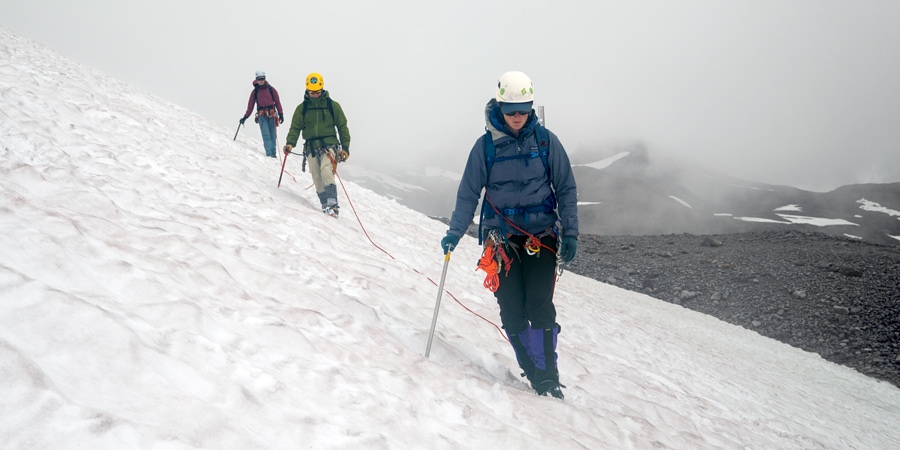 Glacier and Roped Travel for Mountaineering