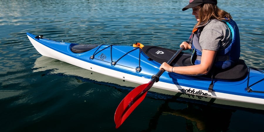 proper kayak paddle orientation