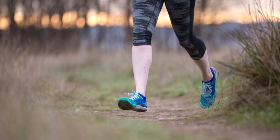 running barefoot