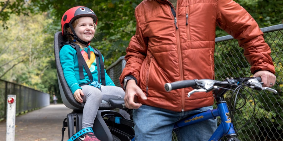 baby carrier while riding bike