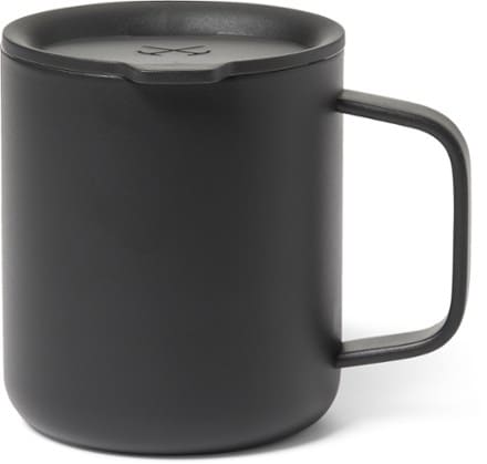 REI Co-op Solid Graphic Camp Mug - 12 fl. oz. Back view (Core/Black)