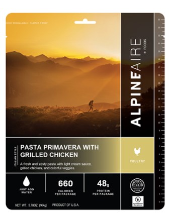 AlpineAire Foods Pasta Primavera with Grilled Chicken - 1 Serving 0