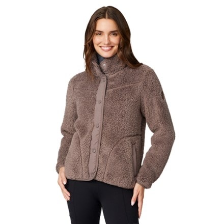 Free Country Sierra Sherpa Fleece Pile Snap-Front Jacket - Women's 0