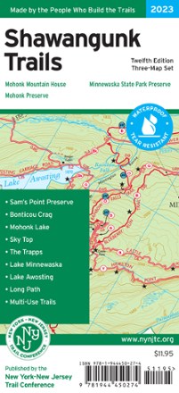 New York New Jersey Trail Shawangunk Trails 3-Map Set - 12th Edition 0
