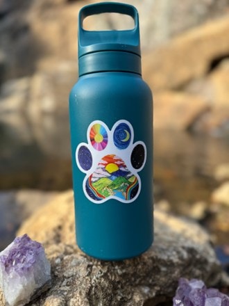 Abstract Hikes Paw Power Sticker 2