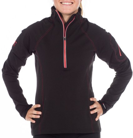 Top view (Black/Hot Coral)