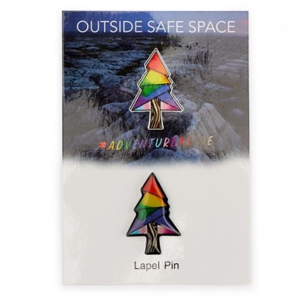 Outside Safe Space Lapel Pin 5