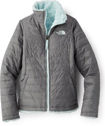 The North Face Reversible Mossbud Swirl Fleece Jacket Girls