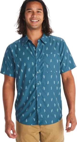 On Body Image of color Dusty Teal Leaf