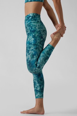Athleta Salutation Stash Pocket II Printed 7/8 Tights - Women's 9
