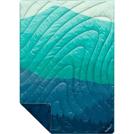 Rumpl Original Puffy Blanket - Seascape Ridge Mountain, 1 Person