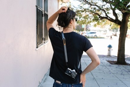 Peak Design Camera Leash In use (Ash)